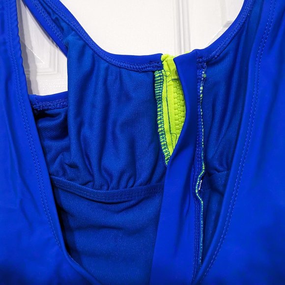 Bright Blue Bathing Suit - Picture 3 of 3